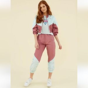 Guess Y2K Windbreaker Retro Vibe Jogger and Jacket Set Tack Suit